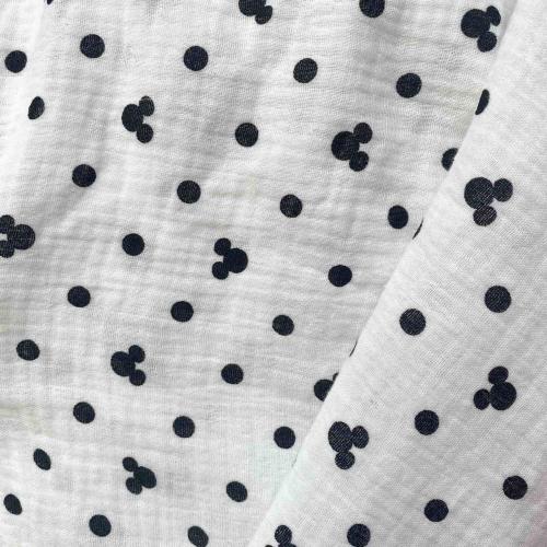 Непромокаемая многоразовая пеленка муслин 60х90 см Микки