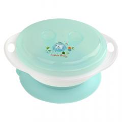 PITUSO Тарелка детская на присоске с крышкой 270 мл Mint (Мятный) KD88662 Мят