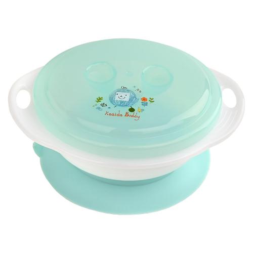 PITUSO Тарелка детская на присоске с крышкой 270 мл Mint (Мятный) KD88662 Мят
