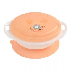 PITUSO Тарелка детская на присоске с крышкой 270 мл Orange (Оранжевый) KD88662 Оранж