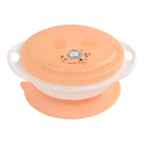 PITUSO Тарелка детская на присоске с крышкой 270 мл Orange (Оранжевый) KD88662 Оранж