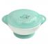 PITUSO Тарелка детская на присоске с крышкой 400 мл Mint (Мятный) KD88661