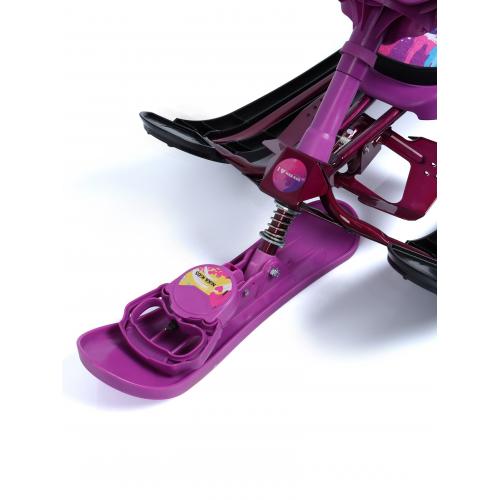 Снегокат Ника СНК slalom (сиреневый каркас) СНК/SL