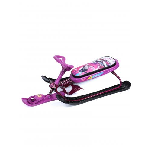 Снегокат Ника СНК slalom (сиреневый каркас) СНК/SL
