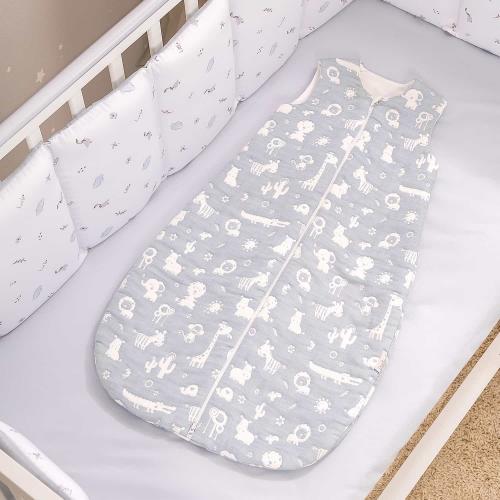 Конверт для новорождённого Perina Soft Cotton (Зверюшки голубые) Спальный мешок