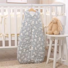 Конверт для новорождённого Perina Soft Cotton (Зверюшки голубые) Спальный мешок