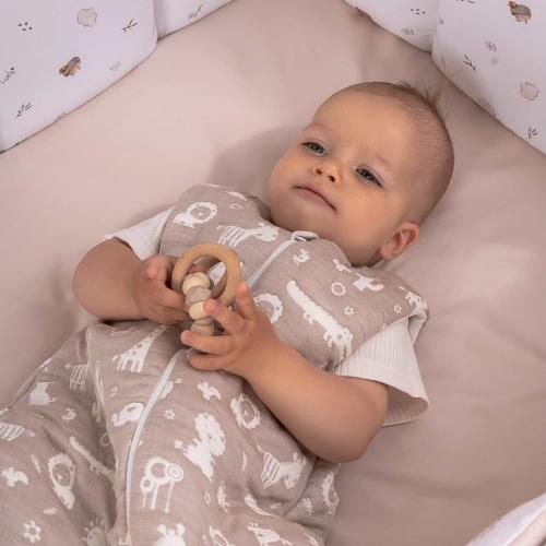 Конверт для новорождённого Perina Soft Cotton (Зверюшки песочные) Спальный мешок