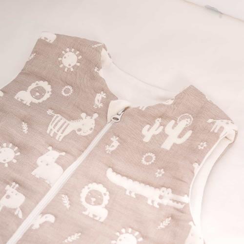 Конверт для новорождённого Perina Soft Cotton (Зверюшки песочные) Спальный мешок