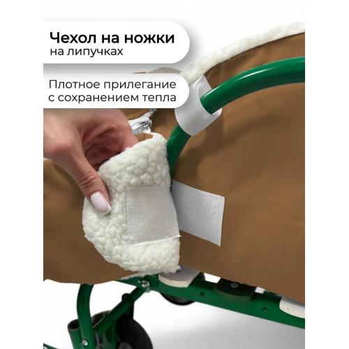 Матрасик в санки Bubago СМ2 BG 147-2 (коричневый)