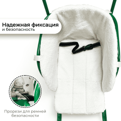 Матрасик в санки Bubago СМ2 BG 148-4 (зайки)