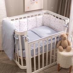Комплект в кроватку Perina Sleepy Una КПБ3.1-UNA.10 (Голубой)