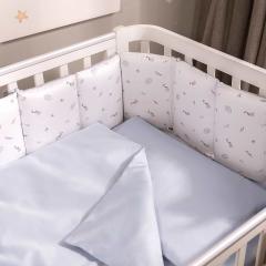 Комплект в кроватку Perina Sleepy Una КПБ3.1-UNA.10 (Голубой)