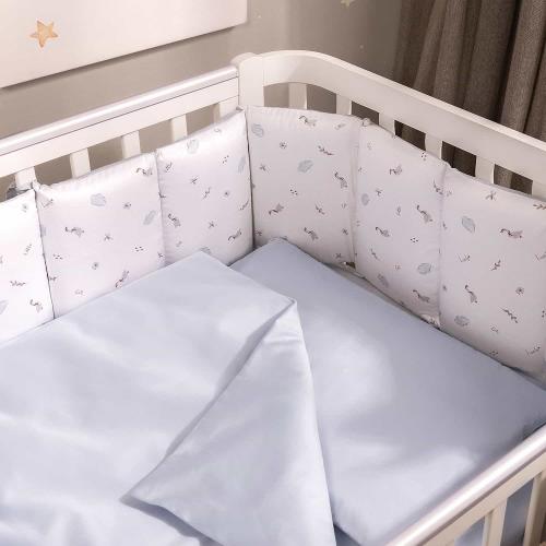 Комплект в кроватку Perina Sleepy Una КПБ3.1-UNA.10 (Голубой)