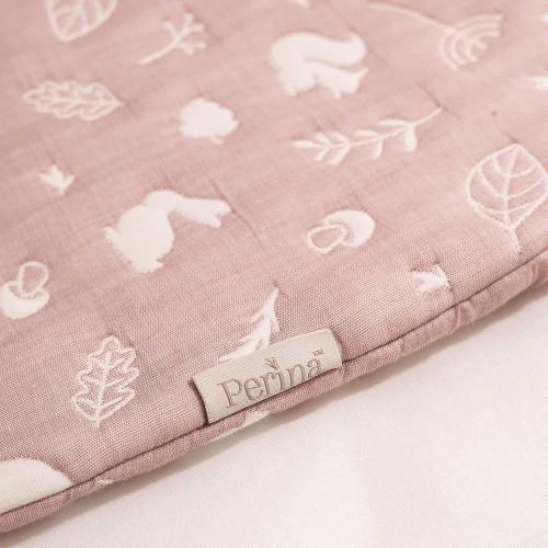 Конверт для новорождённого Perina Soft Cotton (Форест розовый) Спальный мешок