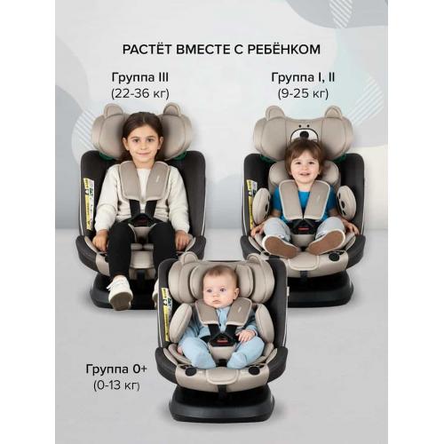 Автокресло Pituso Weby black/черный (0-36 кг) 966i-Beige