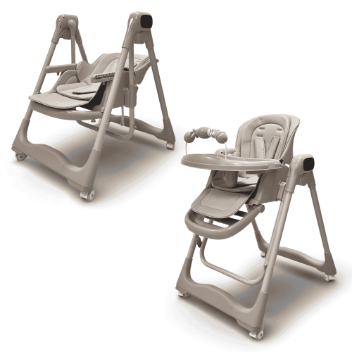 Стульчик для кормления BubaGO Aurora BG 198-2 Бежевый / электрокачели