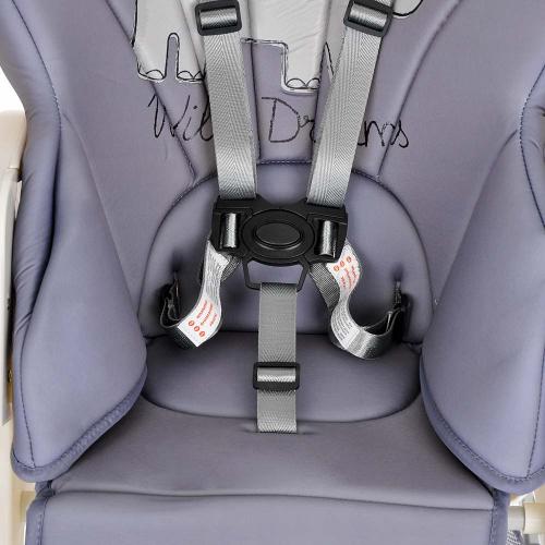 Стульчик для кормления Pituso Lima HC605 (серый) Grey/Cерый