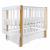 Кроватка детская PITUSO Olivia (маятник, ящик, быстросъемная  стенка) Белый-Бук