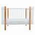Кроватка детская PITUSO Olivia (маятник, ящик, быстросъемная  стенка) Белый-Бук