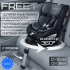 Автокресло Bubago Freet BG 178-1 Черный (0-36 кг) (Isofix, поворот 360, с упором в пол)