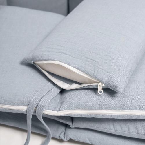 Бортик для кроватки Perina SoftCotton СК1/4-05.10 Голубой