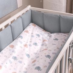 Бортик для кроватки Perina SoftCotton СК1/4-05.10 Голубой