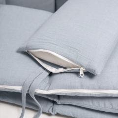 Комплект в кроватку Perina Fancy (Слоники голубые) 6 предметов