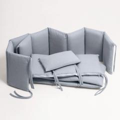 Комплект в кроватку Perina Fancy (Слоники голубые) 6 предметов