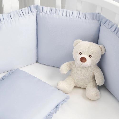 Комплект в кроватку Perina Zefir (Голубой) 6 предметов