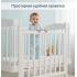 Кроватка детская PITUSO Olivia (маятник, ящик, быстросъемная  стенка) Белый-белый / Pit-101