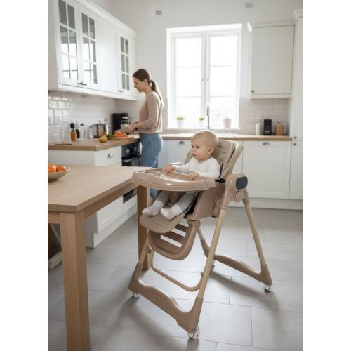 Стульчик для кормления BubaGO Aurora BG 198-2 Бежевый / электрокачели