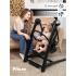 Стульчик для кормления Pituso Triola SG116 рама черная, black / черный