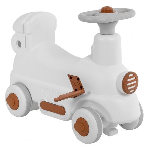 PITUSO Качалка-каталка Паровозик с толкателем Grey/Серый