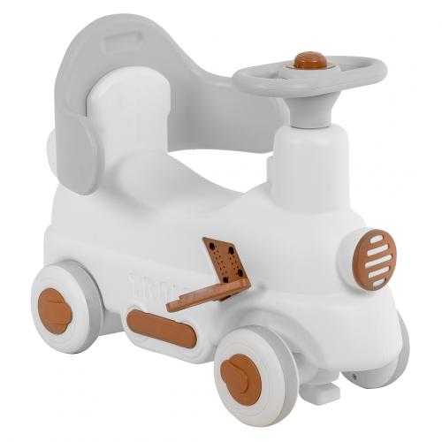 PITUSO Качалка-каталка Паровозик с толкателем Grey/Серый