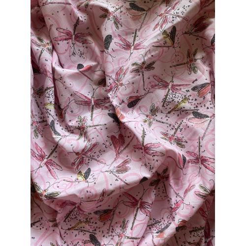 Пеленка муслиновая 80х95 см Стрекозы розовые (ТМ Пеленкино)