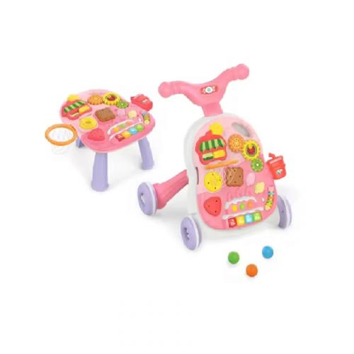 Развивающий игровой центр Ходунки Haunger Сладости розовый HE0815