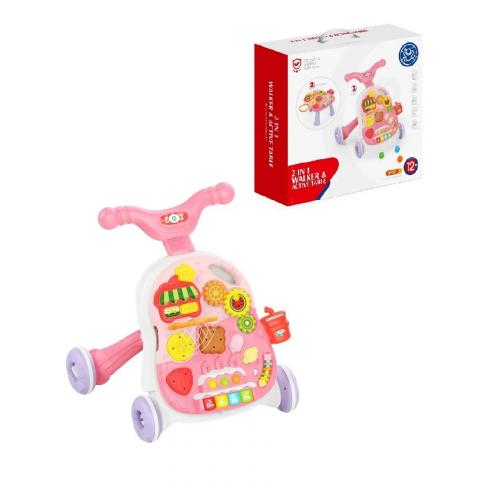 Развивающий игровой центр Ходунки Haunger Сладости розовый HE0815