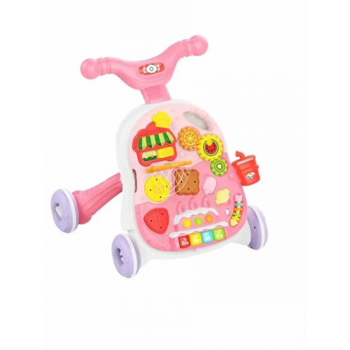 Развивающий игровой центр Ходунки Haunger Сладости розовый HE0815