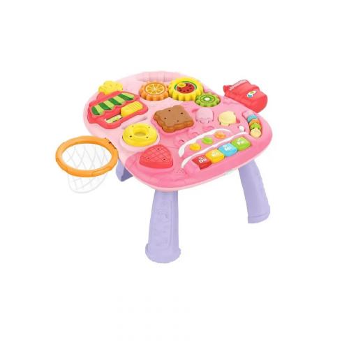 Развивающий игровой центр Ходунки Haunger Сладости розовый HE0815