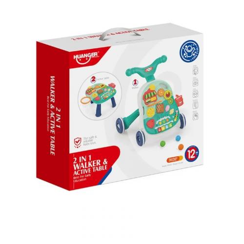 Развивающий игровой центр Ходунки Haunger Сладости розовый HE0815