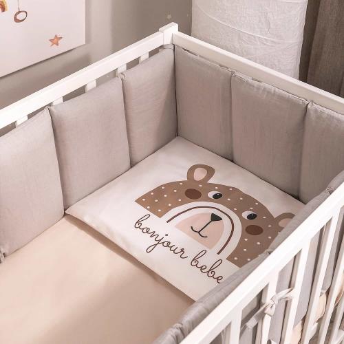 Бортик для кроватки Perina SoftCotton СК1/4-05.12 Песочный