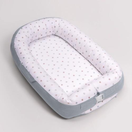 Гнездышко для новорожденного Perina Soft Cotton ГН-02.10 (Голубой)