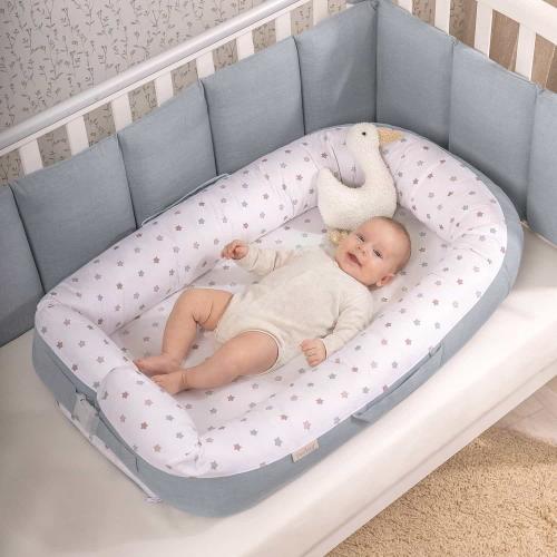 Гнездышко для новорожденного Perina Soft Cotton ГН-02.10 (Голубой)