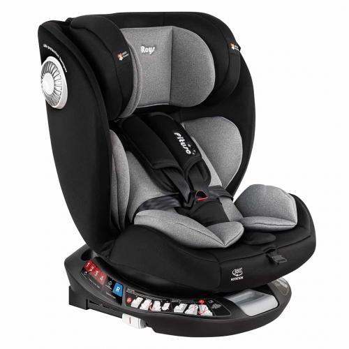 Автокресло Pituso Roys + Plus 0-36 кг IsoFix Black, grey Inlay / Черный Серый вкладыш