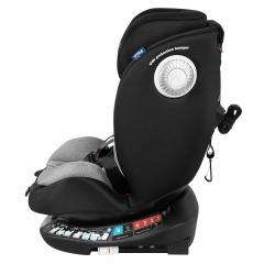 Автокресло Pituso Roys + Plus 0-36 кг IsoFix Black, grey Inlay / Черный Серый вкладыш