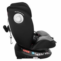 Автокресло Pituso Roys + Plus 0-36 кг IsoFix Black, grey Inlay / Черный Серый вкладыш