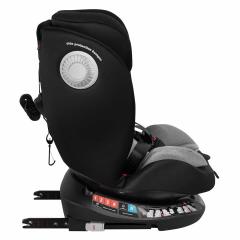 Автокресло Pituso Roys + Plus 0-36 кг IsoFix Black, grey Inlay / Черный Серый вкладыш