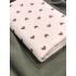 Непромокаемая многоразовая пеленка муслин 60х90 см Сердечки бежевый