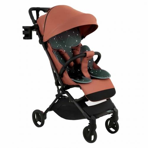 Коляска прогулочная Pituso Pera Coffee / рама carbon / PU (блок колес) X-33/Coffee