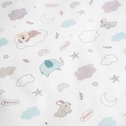 Комплект кроватка + матрас Plitex Юниор 3190111-6-3 Белый-бук